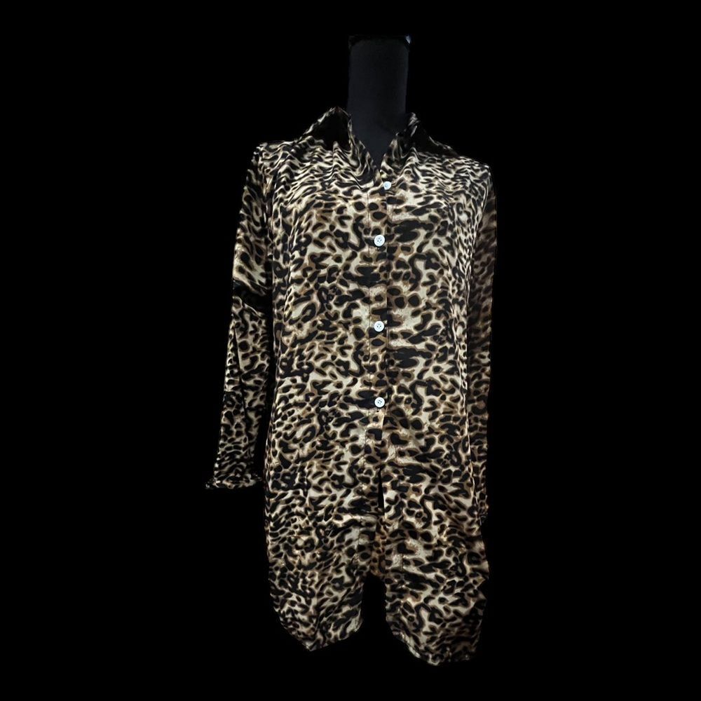 Leopard print top/dress 5/$15
